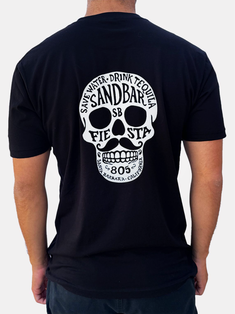 Fiesta T-Shirt - Santa Barbara - Black