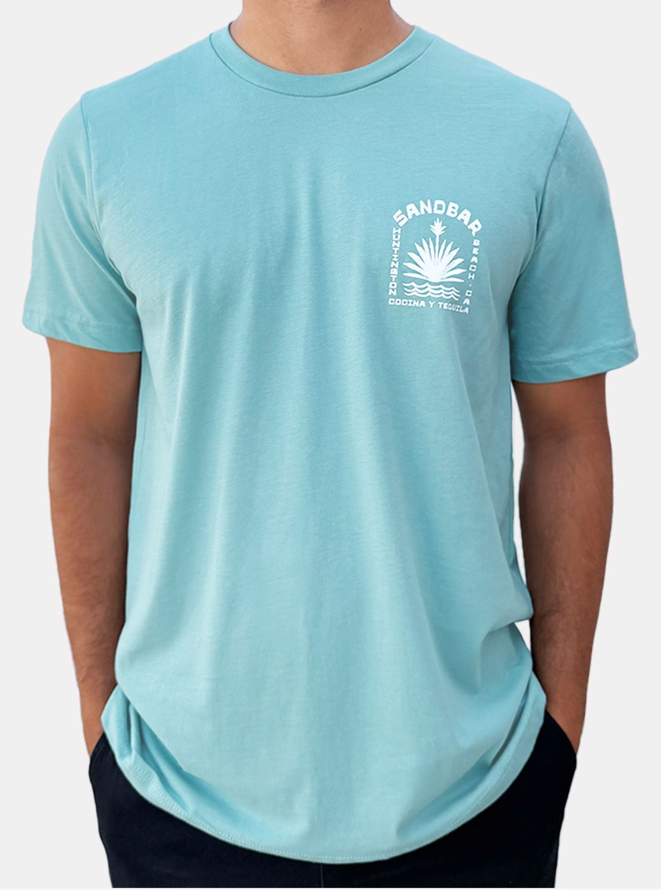 Agave T-Shirt - Huntington Beach - Dusty Blue