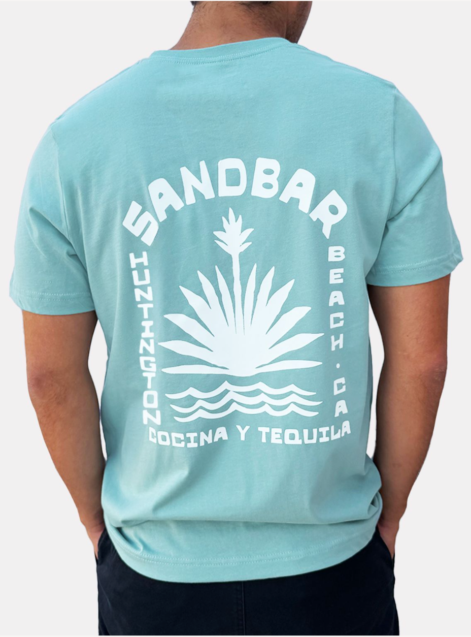 Agave T-Shirt - Huntington Beach - Dusty Blue